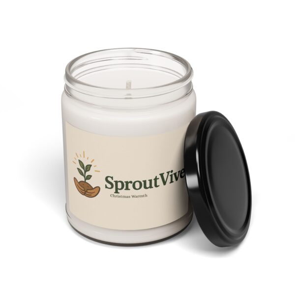 Clean Cotton Scented Soy Candle | Eco-Friendly Aromatherapy - Image 26