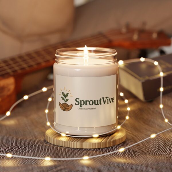 Clean Cotton Scented Soy Candle | Eco-Friendly Aromatherapy - Image 27