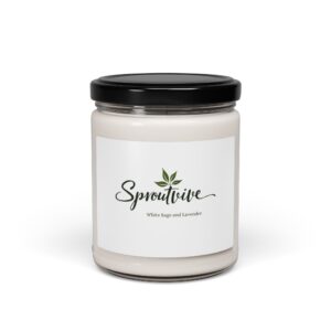 Clean Cotton Scented Soy Candle | Eco-Friendly Aromatherapy - Image 33