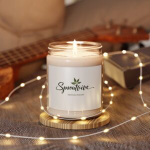 Clean Cotton Scented Soy Candle | Eco-Friendly Aromatherapy - Image 7