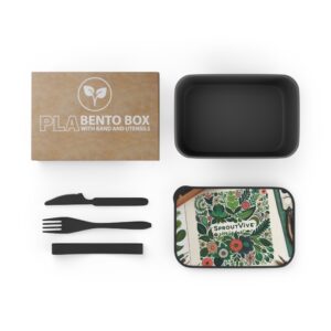 Eco-Friendly Bento Box with SproutVive Design - Perfect for Meal Prep & Lunches - Image 3