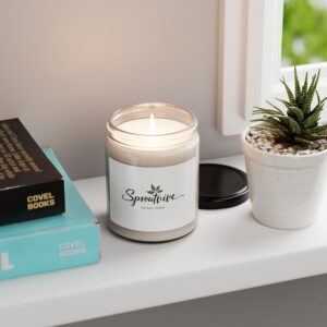 Clean Cotton Scented Soy Candle | Eco-Friendly Aromatherapy - Image 28